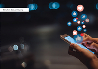 Vortragsbild: Handy mit Social-Media Icons