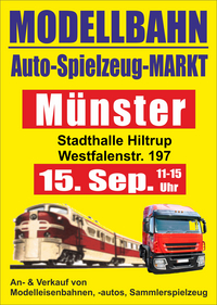 Plakat Modellbahn - Auto-Spielzeug-Markt