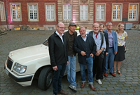 Die Tatort-Crew mit Oberbürgermeister Markus Lewe und WWU-Rektorin Prof. Ursula Nelles