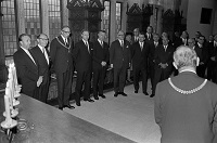 15. November 1967, Friedenssaalempfang. Foto: Westfälische Nachrichten, Sammlung Krause