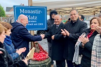 Guests from Monastir: Official opening, handshake