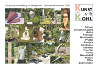 Titelblatt des Katalogs 2006: Fotos der Skulpturen und Namensliste der beteiligten Künstler/innen
