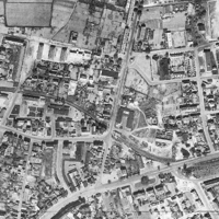 Abbildung: Luftbild von 1954