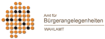Logo Amt fr Brgerangelegenheiten - Wahlamt: Zur Startseite