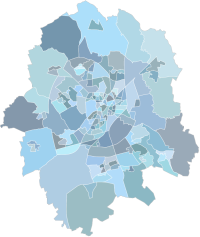 Stimmbezirke der Stadt Münster Karte der Stimmbezirke