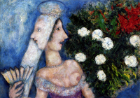 Marc_Chagall__Braut_mit_zwei_Gesichtern__1927__c__VG_Bild-Kunst__Bonn_2018 Foto