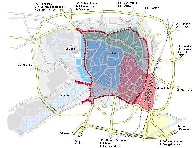 Stadtplan Muenster
