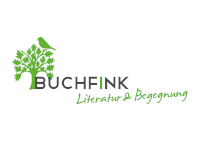 Grafik: Schriftzug "Buchfink" Logo