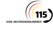 Signet "115 - Ihre Behördennummer" Logo