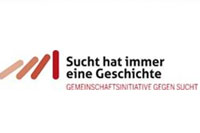 Logo der Kampage "Sucht hat immer eine Geschichte" Logo der Kampage "Sucht hat immer eine Geschichte"