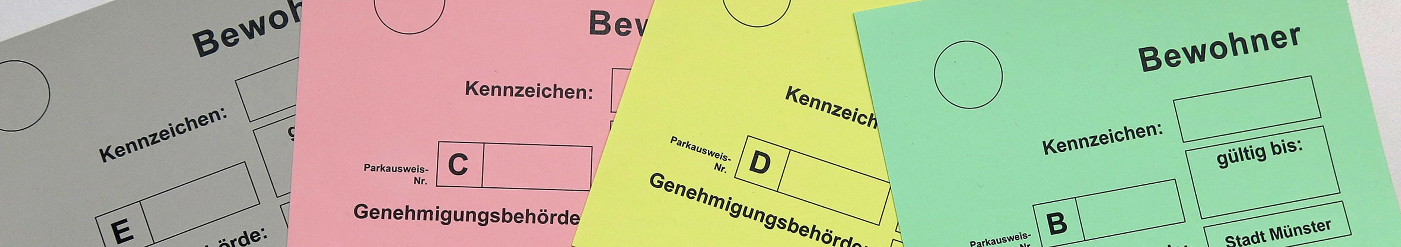 Stadt Münster Buergerservice Bewohnerparkausweise