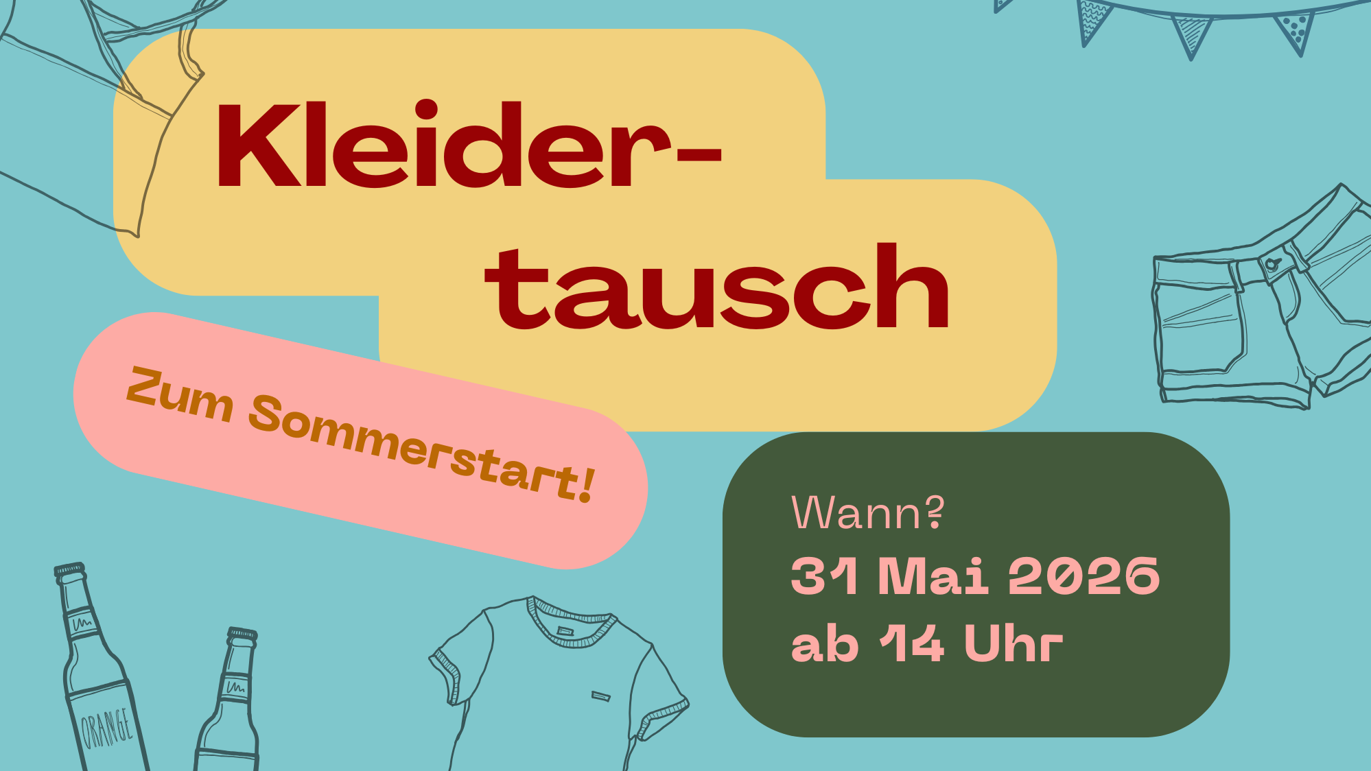 Plakat Kleidertausch