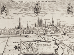 Die Stadtansicht Münsters von 1570.