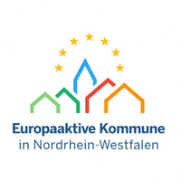 Logo: Europaaktive Kommune NRW