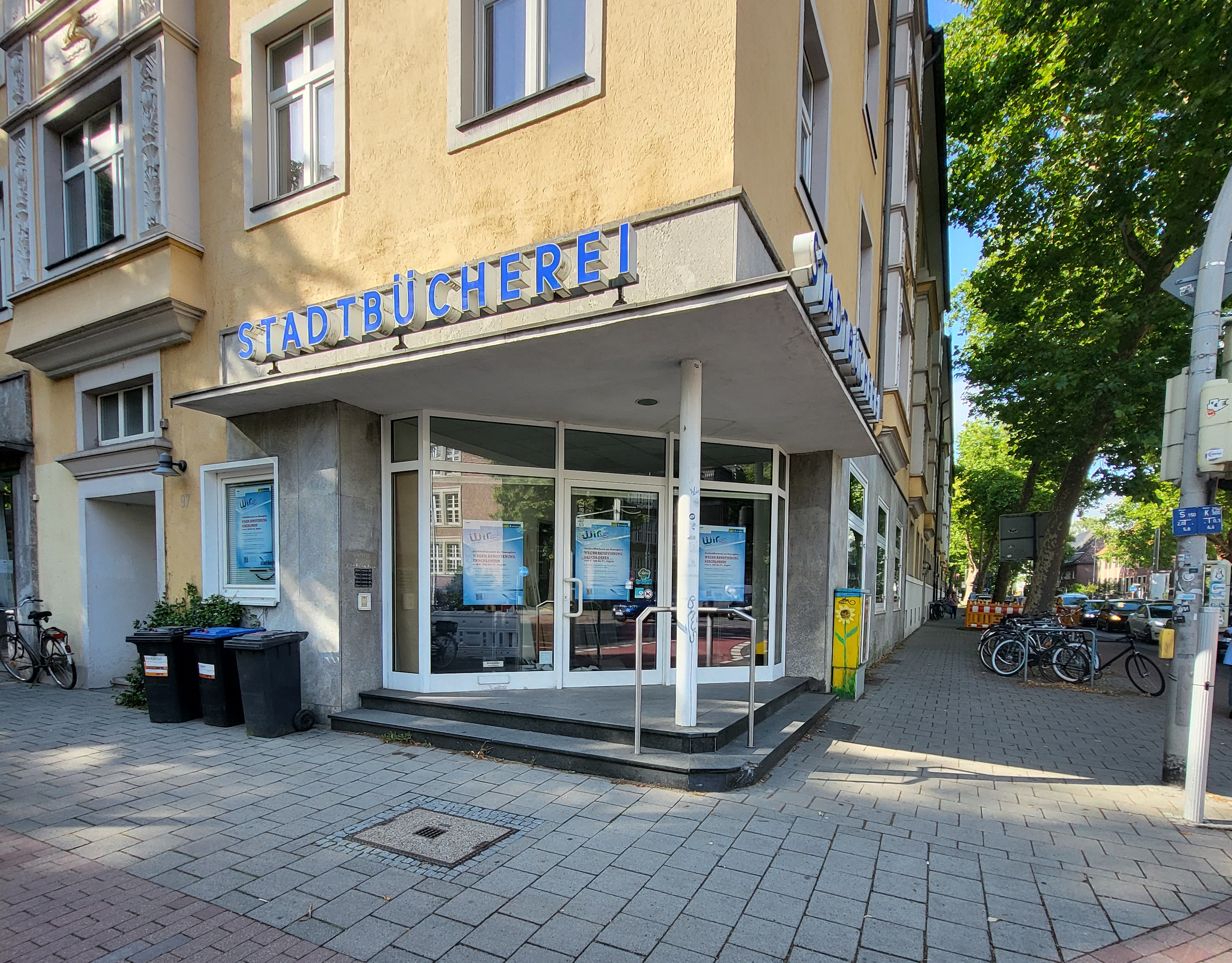 Die Stadtteilbücherei am Hansaplatz 