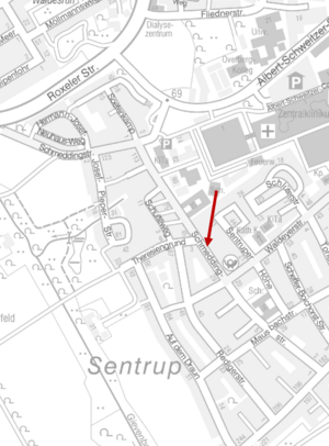 Lokalisierung Zählstelle Schmeddingstraße