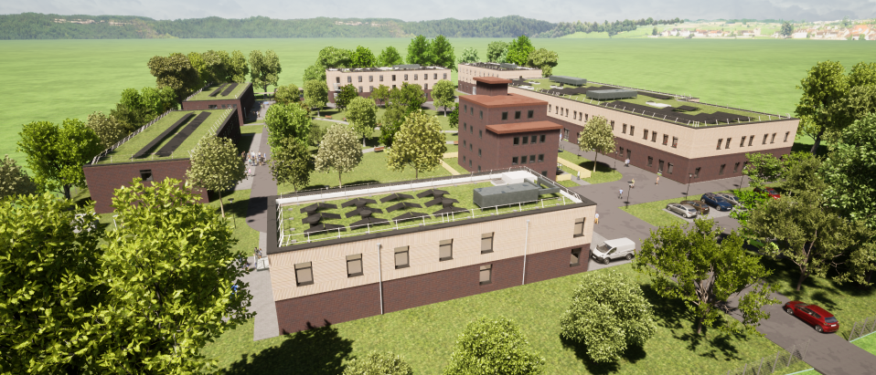 Neue Zentrale Unterbringungseinrichtung für Geflüchtete (ZUE)