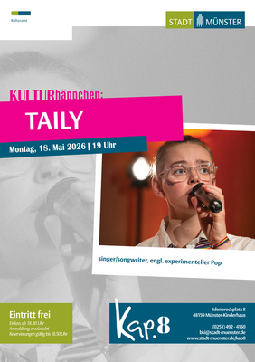 Veranstaltungsplakat Taily