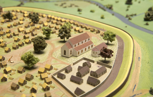 Modell der frühmittelalterlichen Domburg