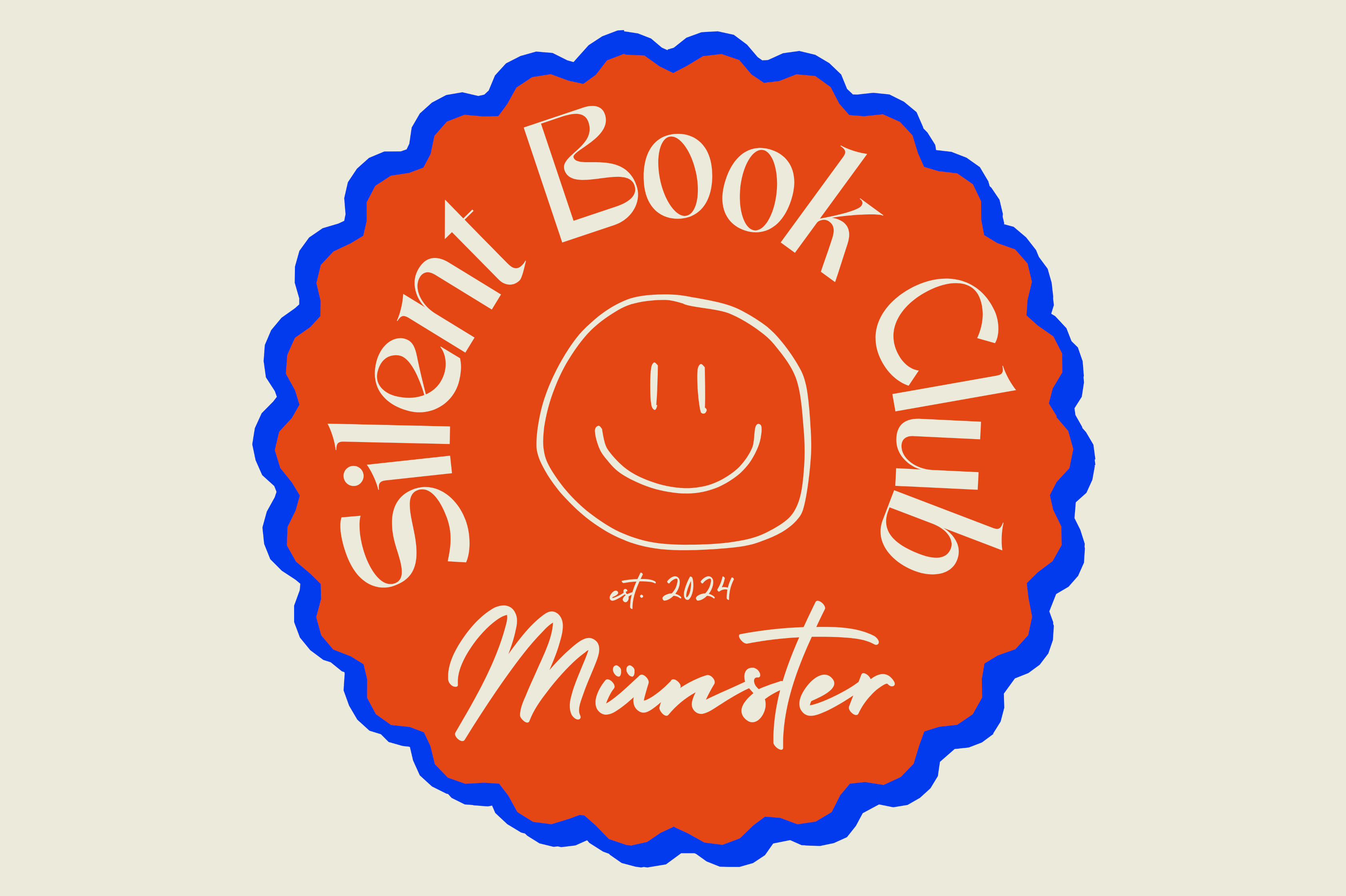 Das Logo des Silent Book Club Münster.