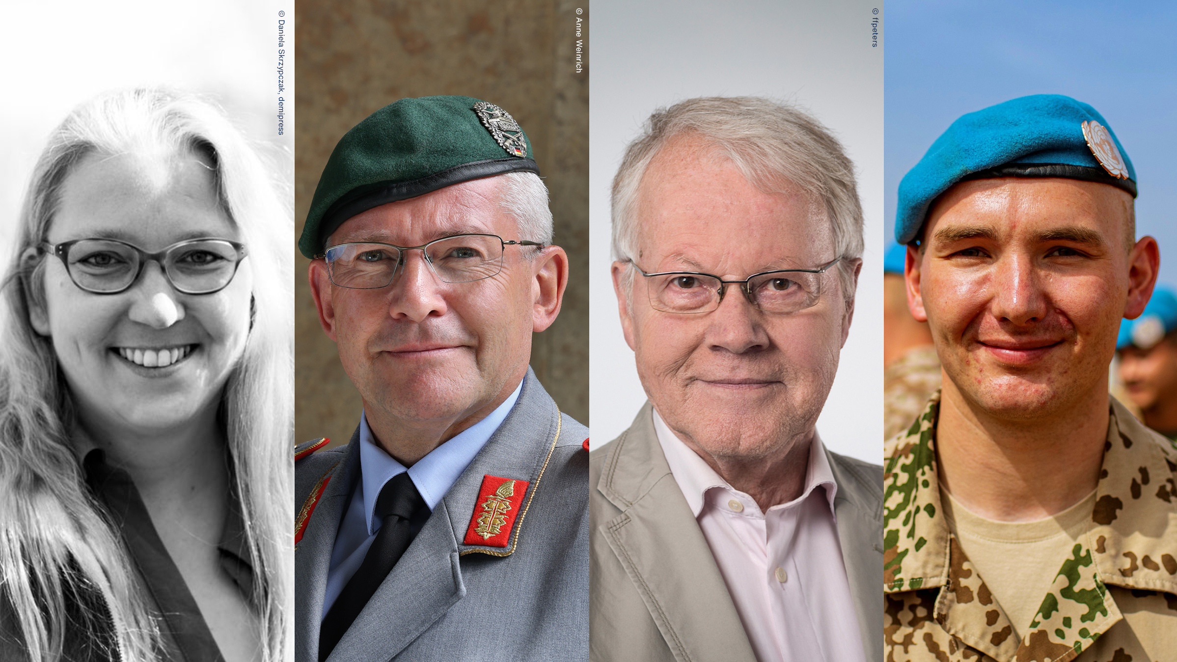 Vier Redner*innen die an der Podiumsdiskusion im vhs-Forum teilnehmen