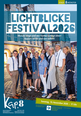 Veranstaltungsplakat Lichtblicke