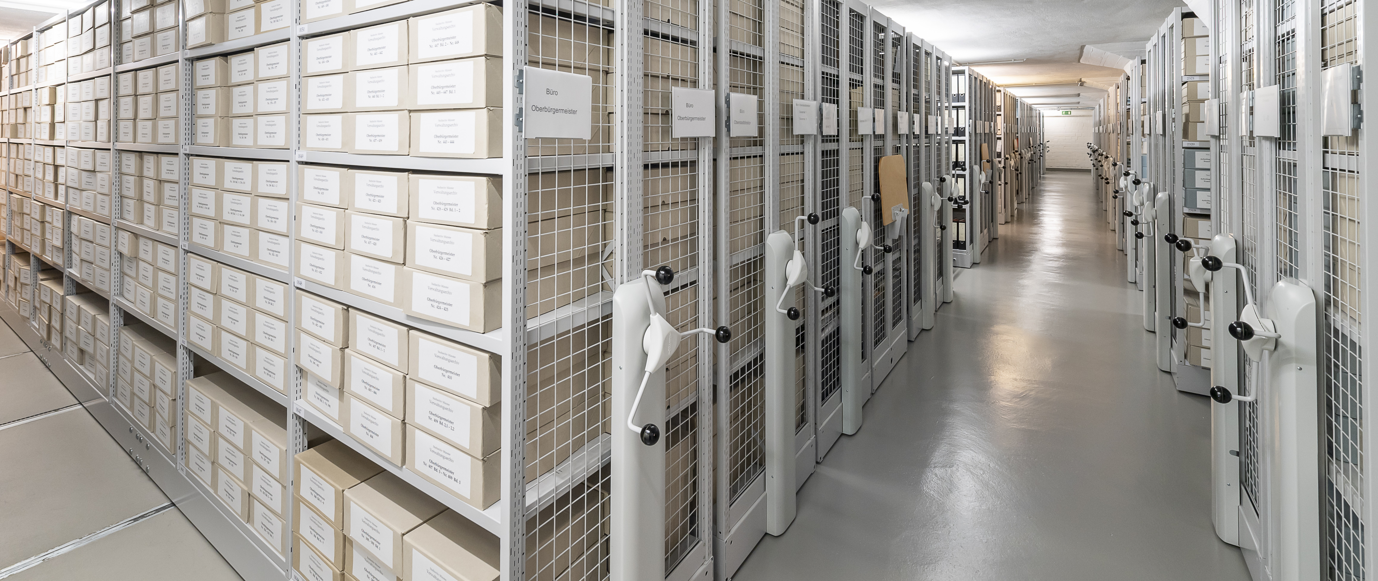 Blick ins Stadtarchiv