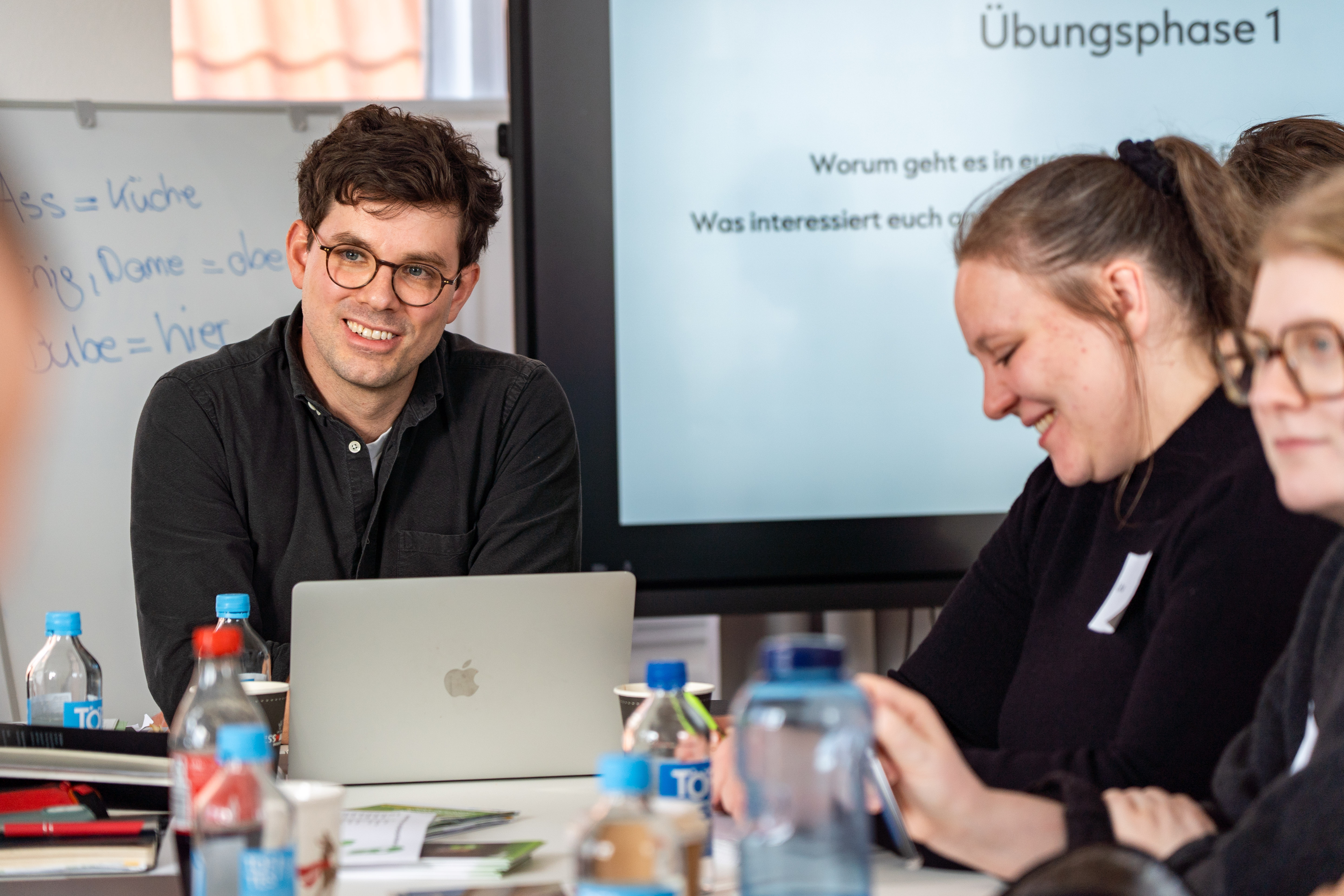 Im Gespräch mit Workshopleiter Mark Lorei