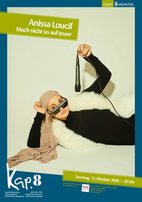 Veranstaltungsplakat Anissa Loucif