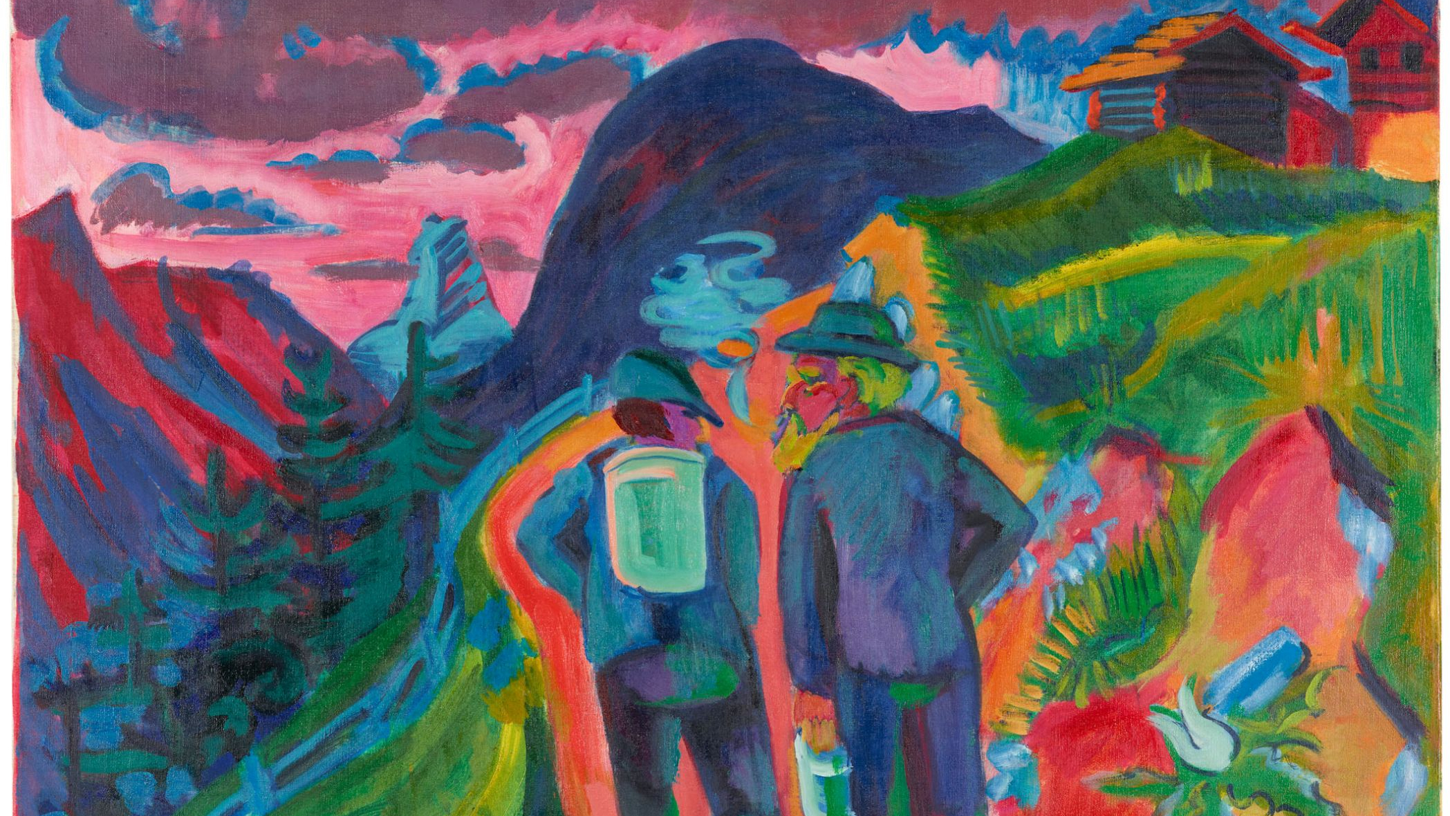 Gemälde Alpweg nach dem Gewitter von Ernst Ludwig Kirchner