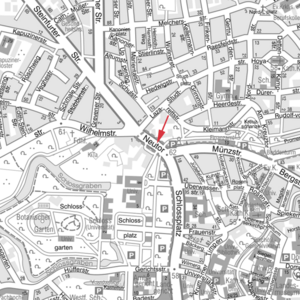 Lokalisierung Zählstelle Neutor