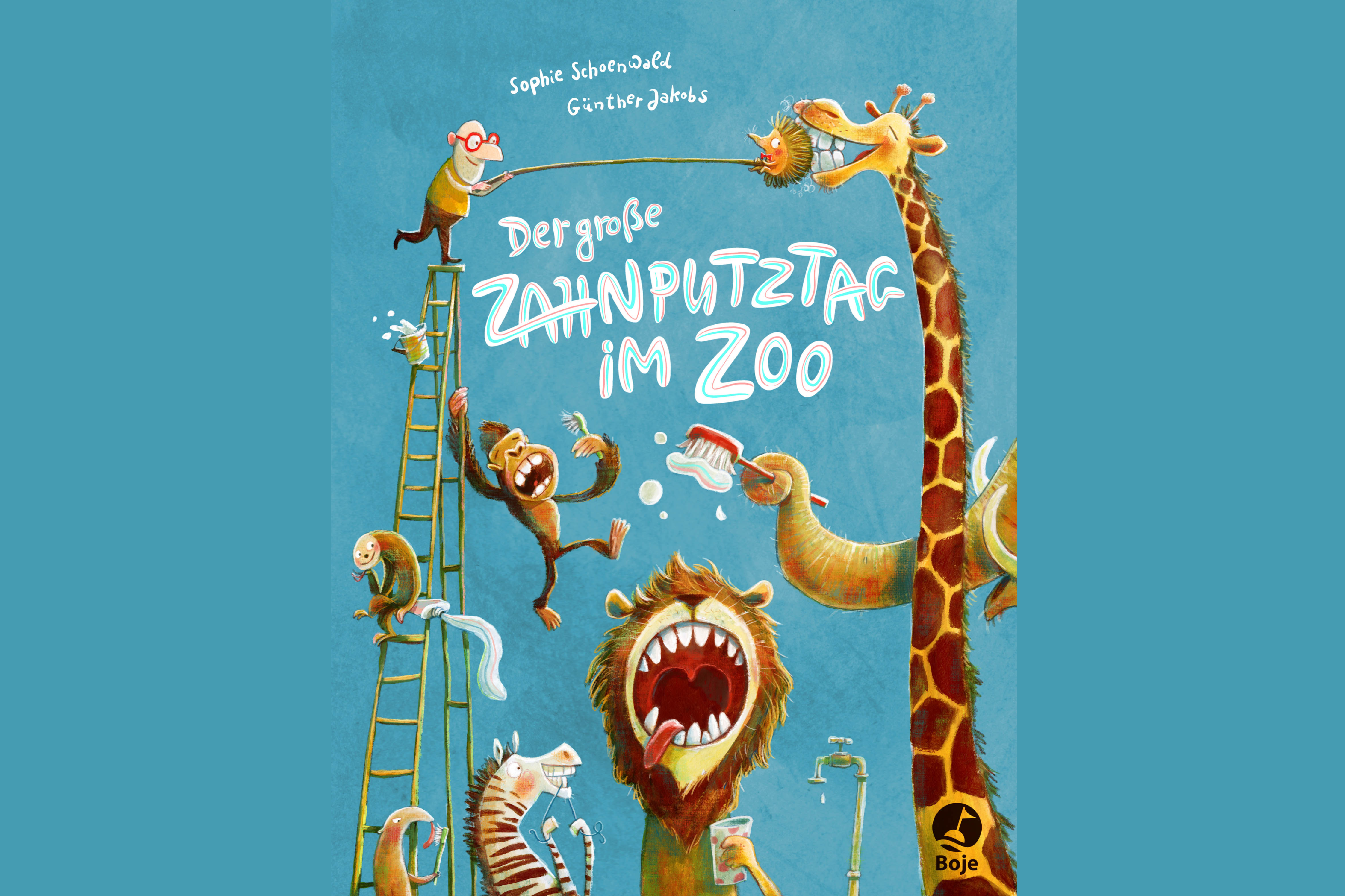 Bilderbuchcover Der große Zahnputztag im Zoo