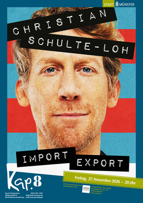 Veranstaltungsplakat Christian Schulte-Loh