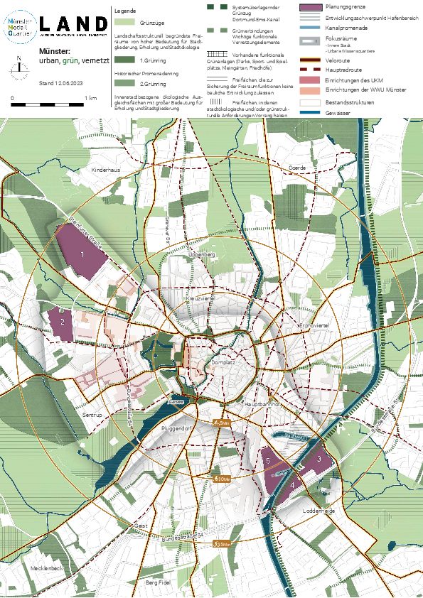 Münster: urban, grün, vernetzt