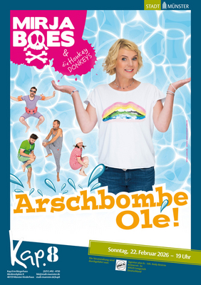 Veranstaltungsplakat Mirja Boes