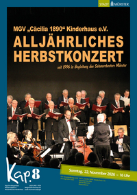 Veranstaltungsplakat MGV Cäcilia