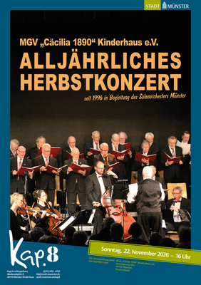 Veranstaltungsplakat MGV Cäcilia