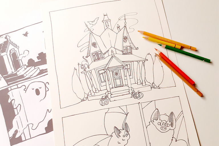 Comics mit Halloween-Motiven