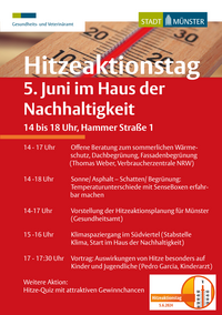 Programmplakat Hitzeaktionstag