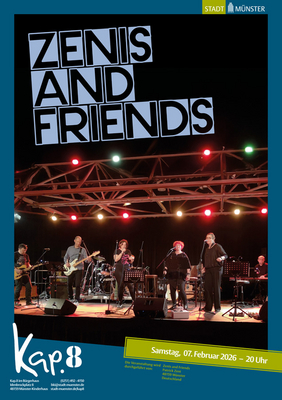 Veranstaltungsplakat Zenis and Friends