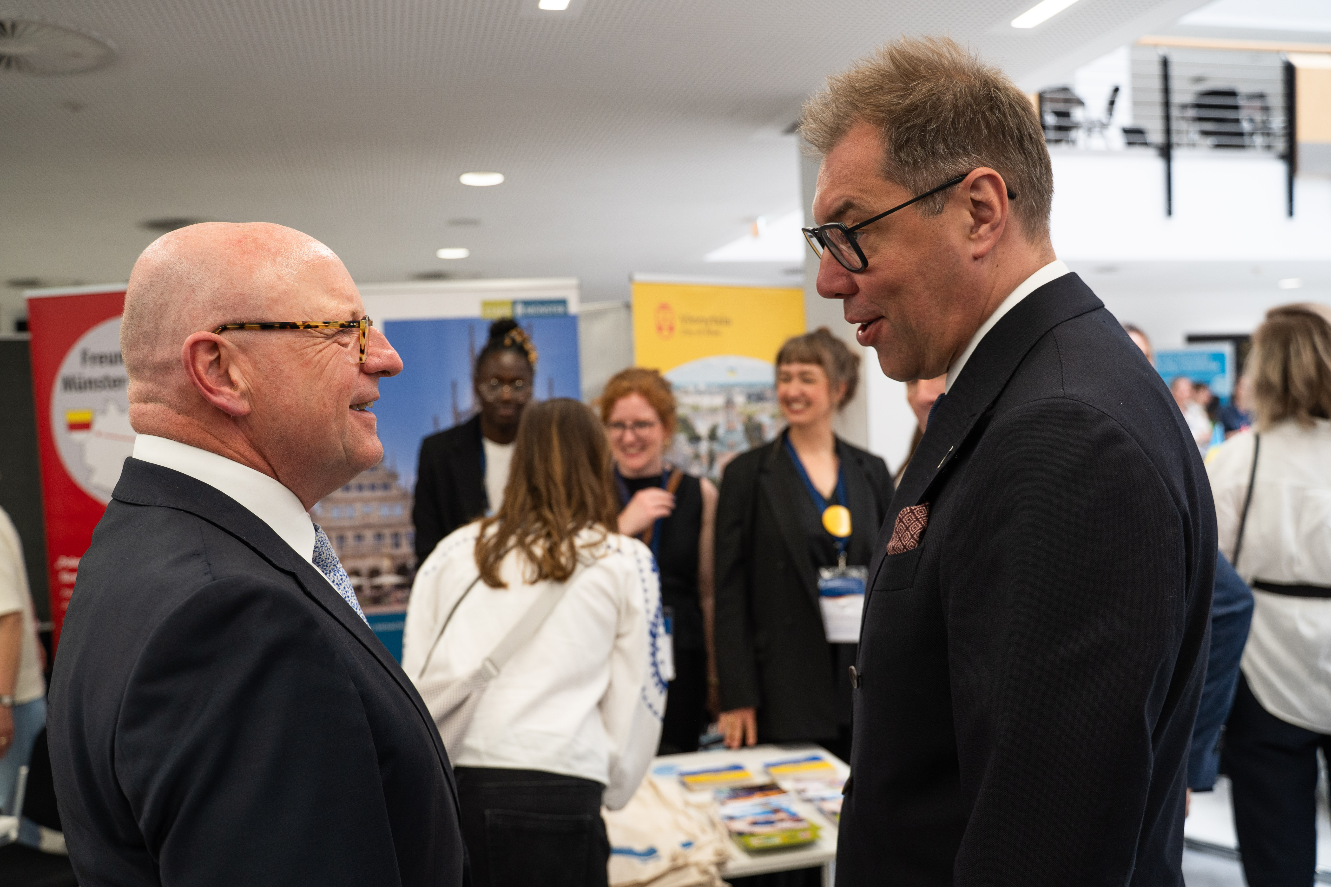 Oleksii Makeiev und OB Markus Lewe