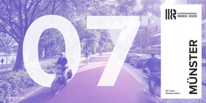 Symbolbild, dass Münsters siebten Platz im Copenhagenize-Index darstellt