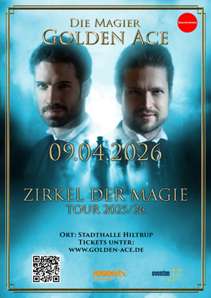 Werbeplakat für „Zirkel der Magie“ am 09. April 2026 um 19 Uhr