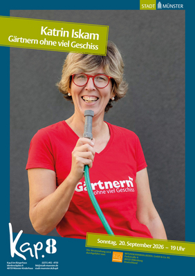 Veranstaltungsplakat Katrin Iskam