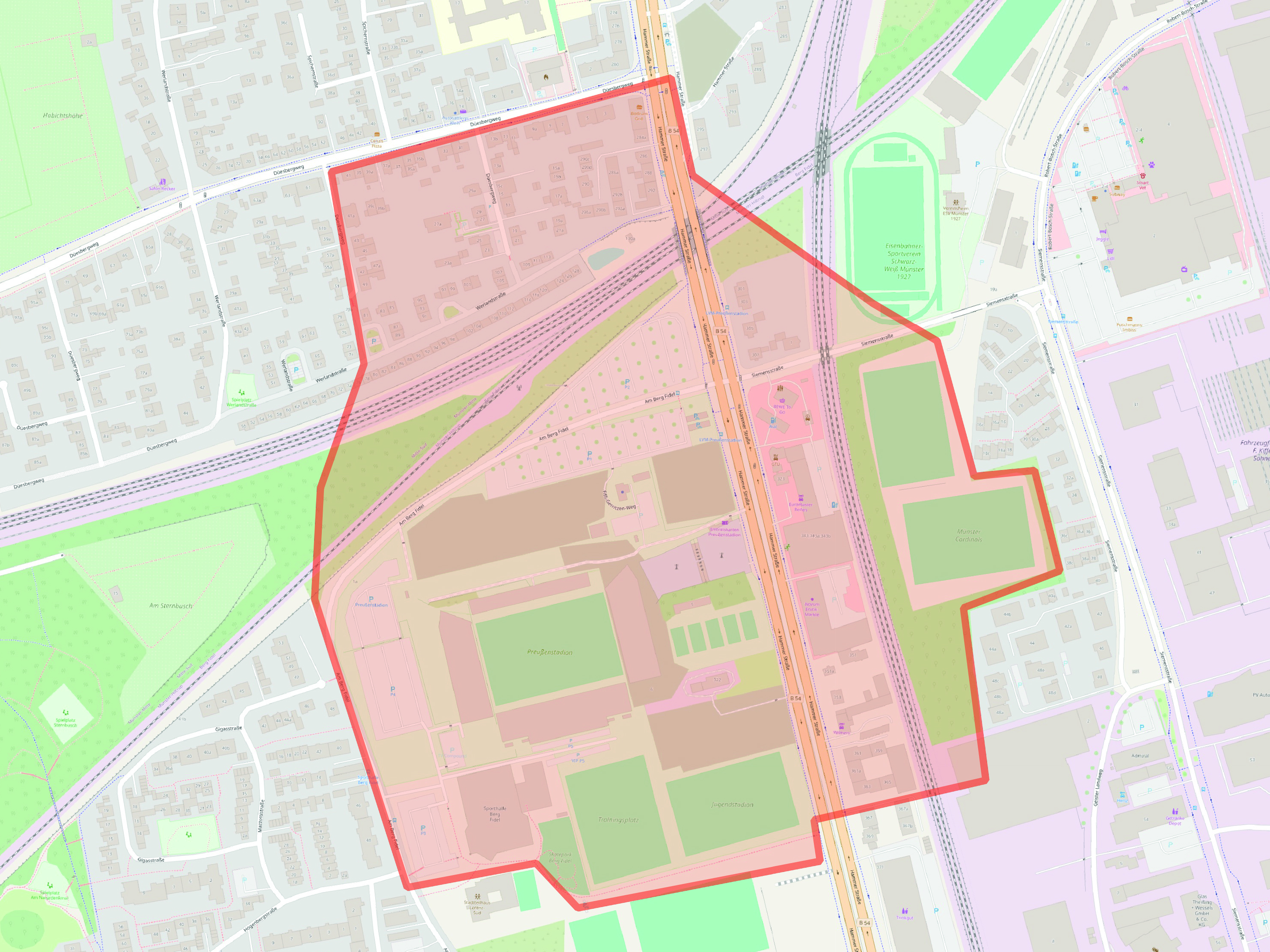 Die Feuerwehr evakuiert das Gebiet in einem Radius von 300 Metern um den gefundenen Blindgänger