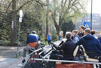 Tatort-Dreharbeiten auf der Promenade mit Axel Prahl