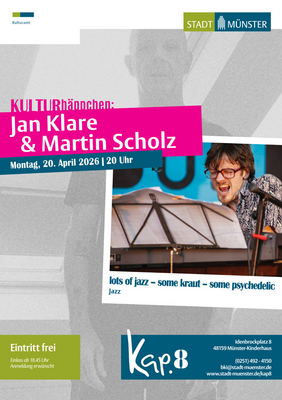 Veranstaltungsplakat Jan Klare & Martin Scholz