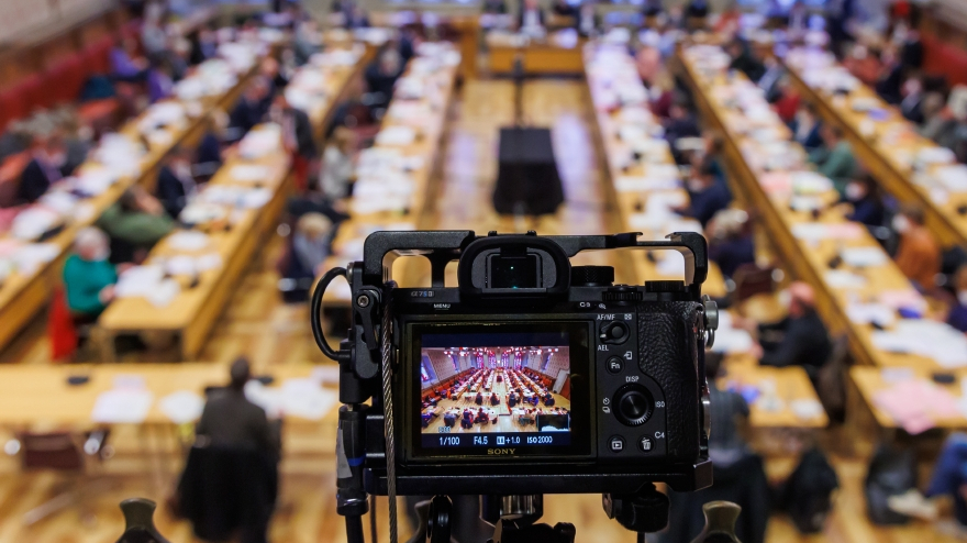 Ratssitzung im Rathausfestsaal