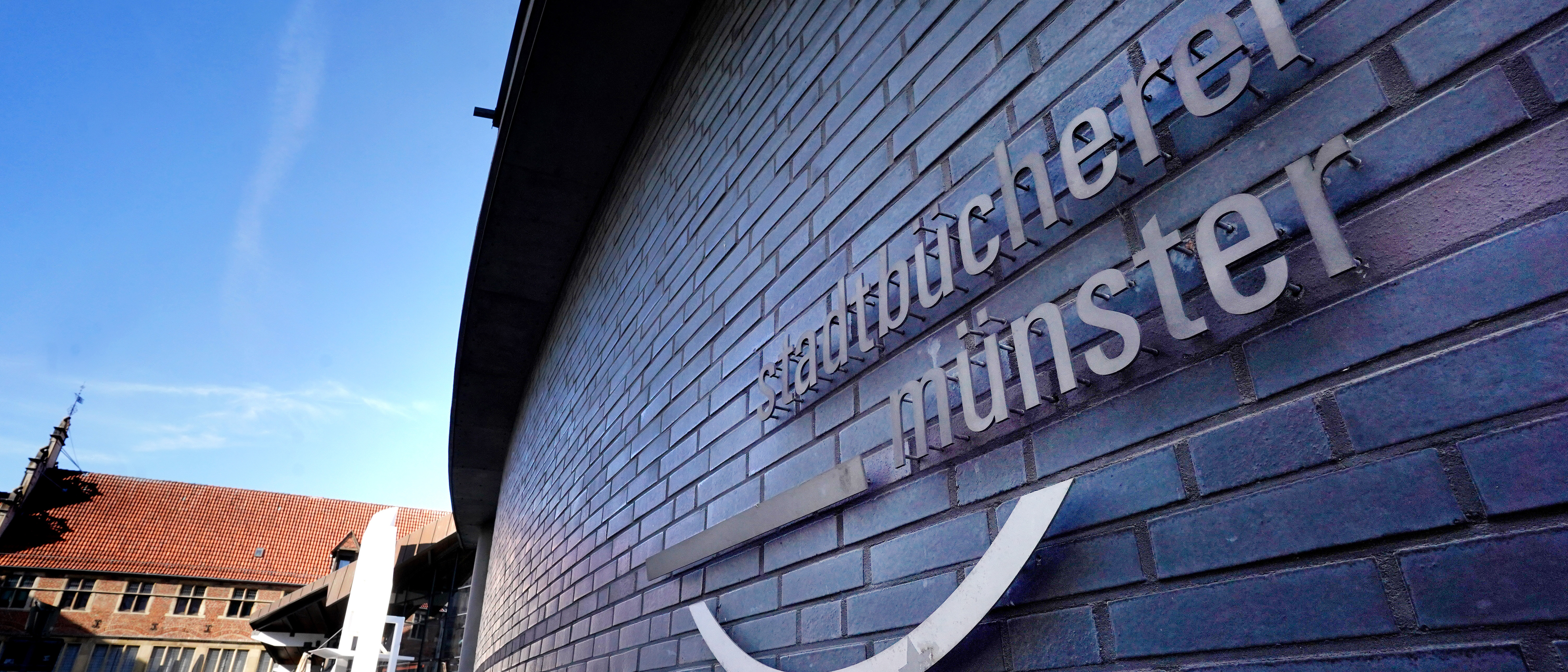 Schriftzug Stadtbücherei Münster