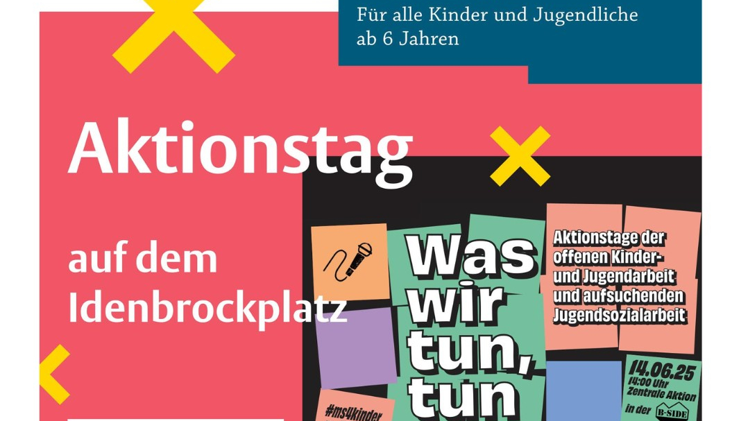 Plakat der Aktion: Sichtbarkeit Jugendarbeit